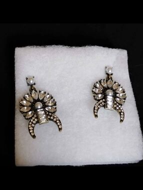 Beautiful Bohemian-style statement earrings Rhinestone